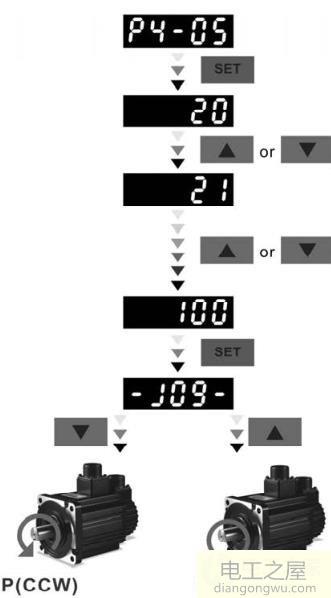 臺達(dá)伺服器進(jìn)jog模式的方法