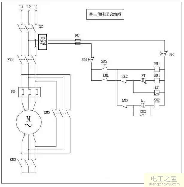 電動機的星型接法和三角接法區別