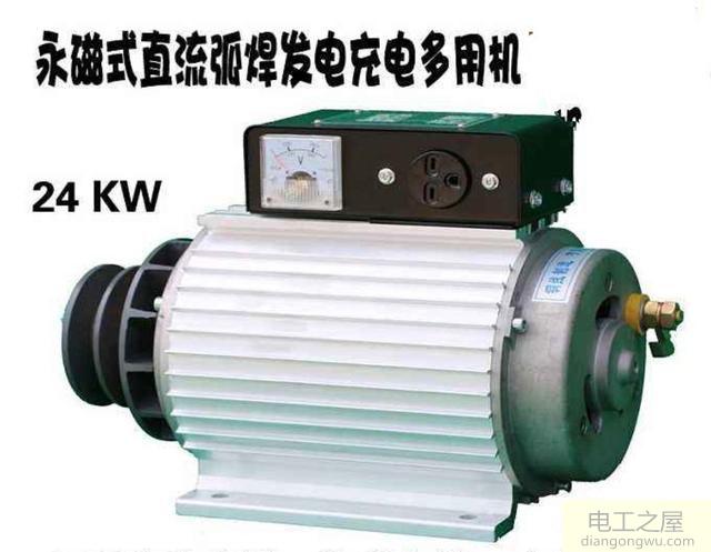 電動機帶動發電機發電的應用實例