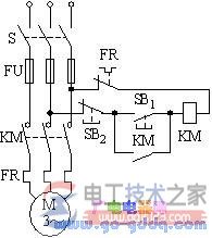 三相異步電動機直接啟動控制電路
